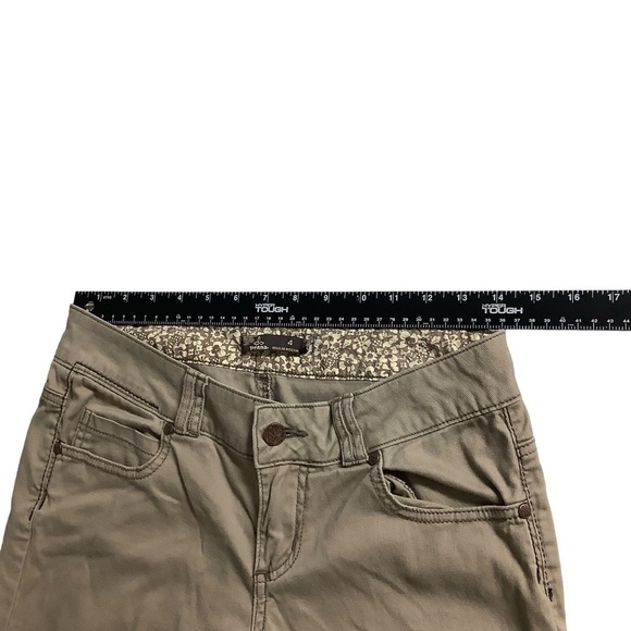 Prana Kayla Straight Leg Jeans Size 4 Taupe Tan Brown - Picture 4 of 9